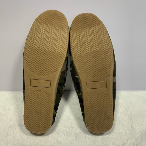 Polo Ralph Lauren Camouflage Men's Shoes Moccasins Slippers size 11 New - Picture 6 of 10